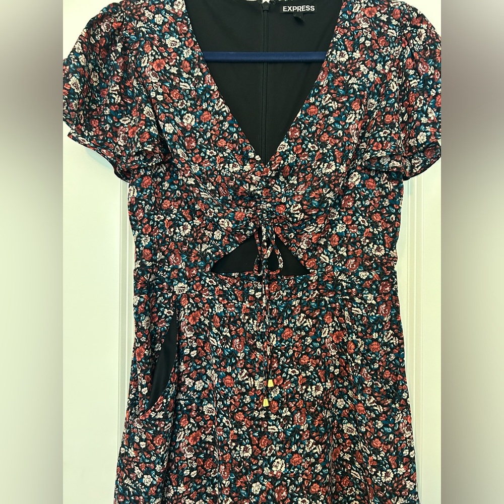 Express romper with cutouts